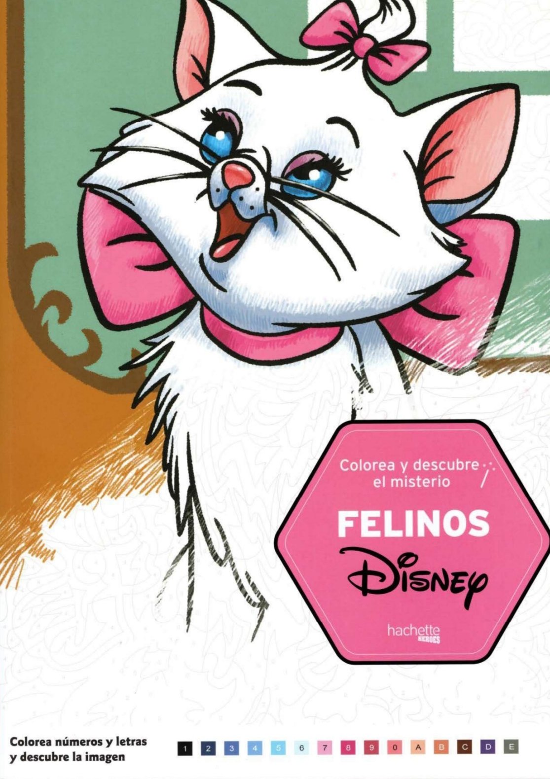 Libros para colorear de Disney Felinos