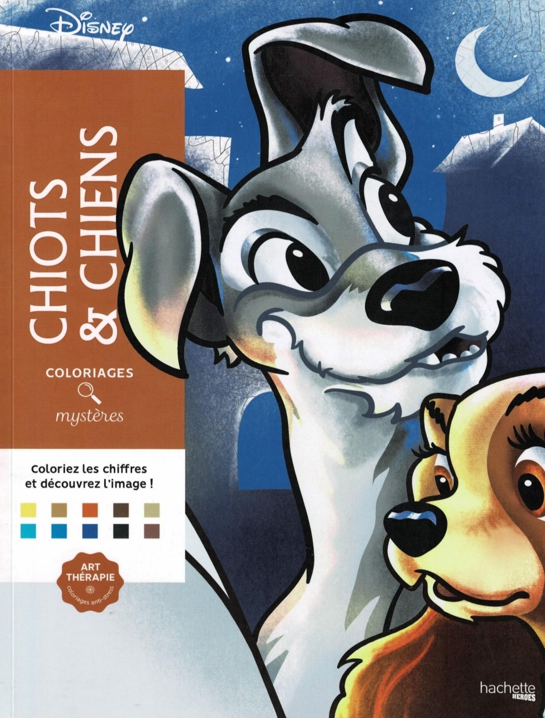 Libros para colorear de Disney Perros y Cachorros