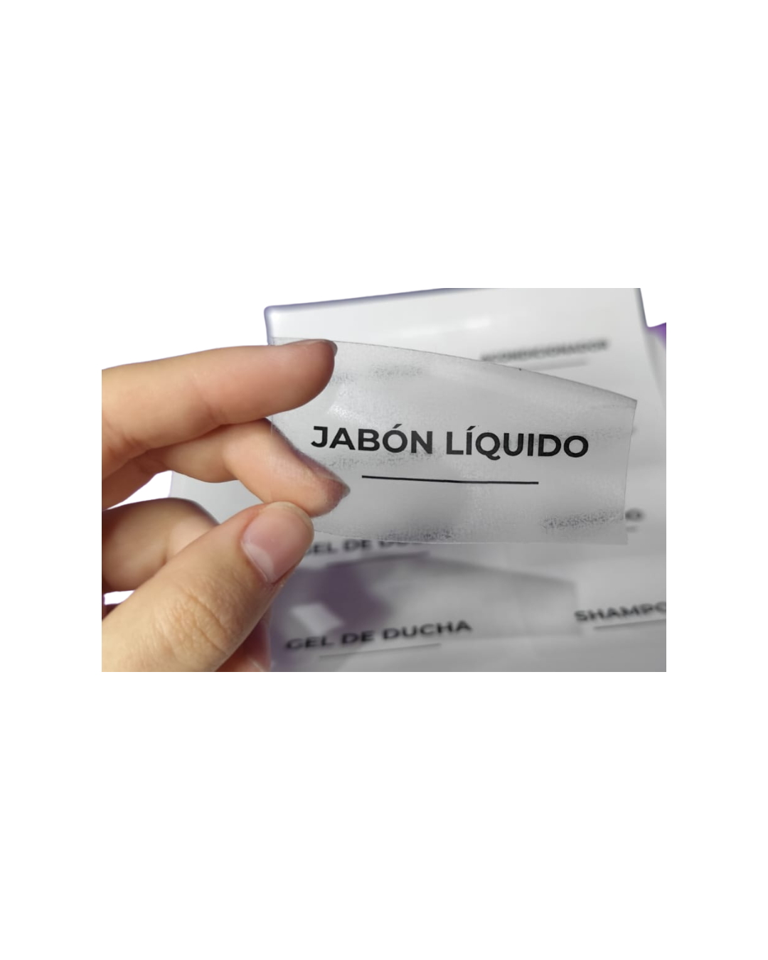 Stickers transparentes