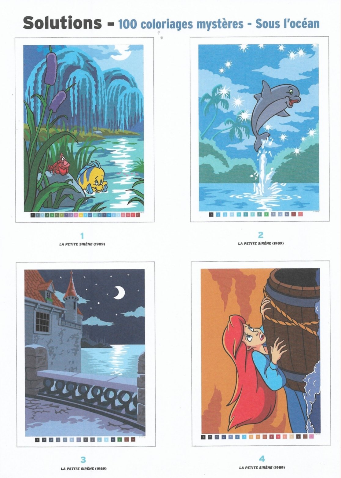 Libro para colorear de Disney Bajo el Oceano - Image 3