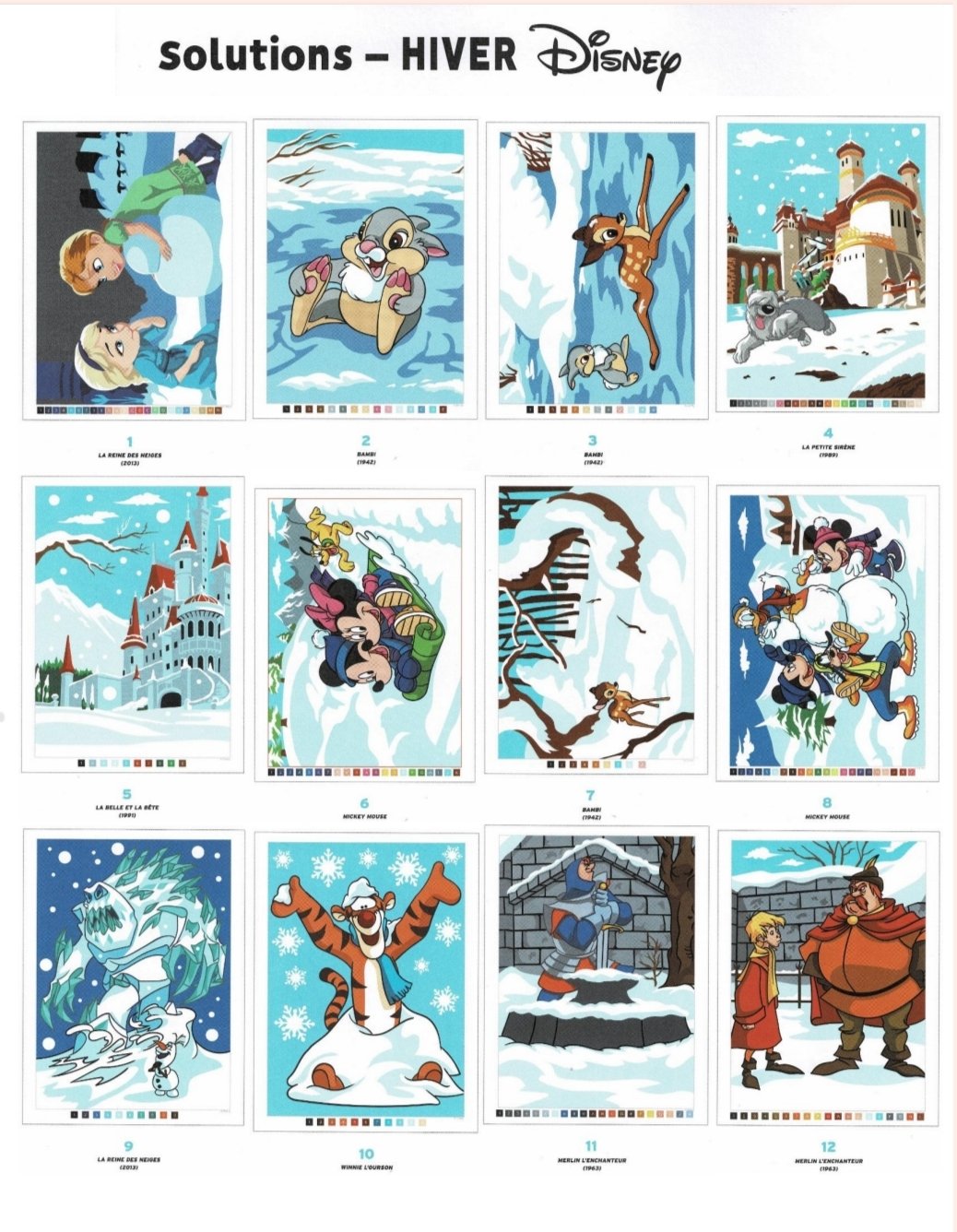 Libros para colorear de Disney Invierno - Image 3