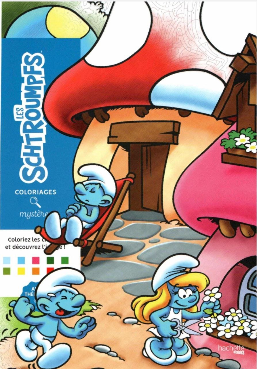 Libro para colorear Los Pitufos