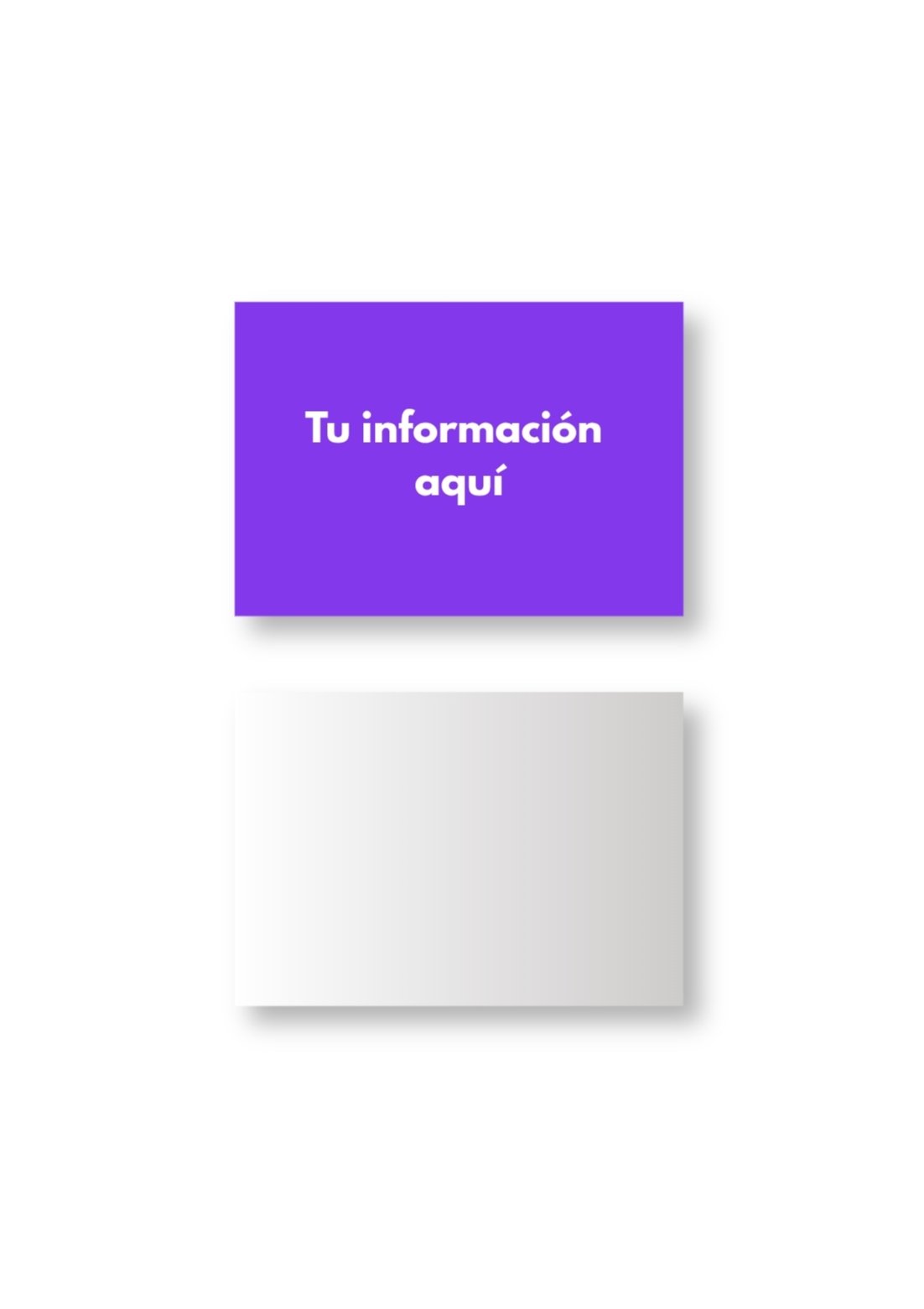 Tarjetas 10X7CM x 8 UNIDADES - Image 2